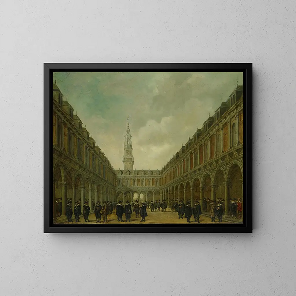 La Bourse Hendrick de Keyser - Philips Vinckboons II — cuadro enmarcado en la pared