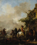 Parada de caballeros - Philips Wouwerman — vista de la obra