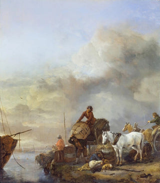 Philips Wouwerman - Landing a Boat.webp