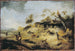 Banco de arena con viajeros - Philips Wouwerman — vista de la obra