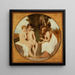 Philtas instructing Daphnis and Chloe - Jules Élie Delaunay — wall display of the artwork