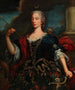 Retrato de una dama en Diana - Escuela piamontesa — vista de la obra