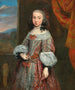 Retrato de una joven con vestido bordado - Pier Francesco Cittadini — vista de la obra