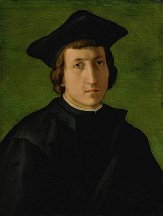 Pier Francesco Foschi - Portrait of a man in a black hat.webp