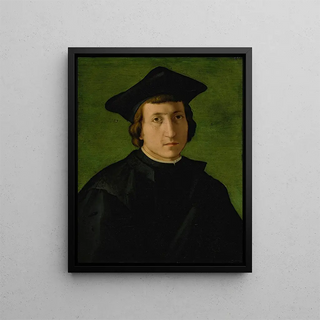 Pier Francesco Foschi - Portrait of a man in a black hat.webp