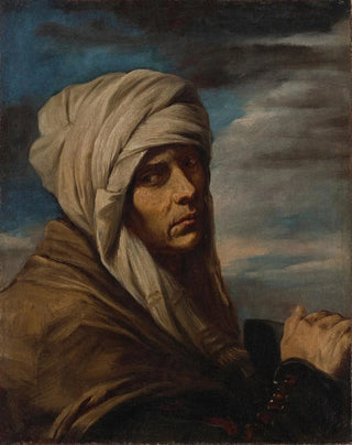 Pier Francesco Mola - A man wearing a turban.webp