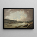 La Grande Galerie, le Pont-Neuf et l'île de la Cité vus du Pont Royal - Pierre-Antoine Demachy — framed artwork on a wall