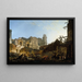 La Foire Saint-Germain después del incendio de la noche del 16 al 17 de marzo de 1762 - Pierre-Antoine Demachy — cuadro enmarcado en la pared