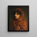 Portrait of a Girl - Pierre-Auguste Cot — framed artwork on a wall