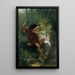 El Primavera - Pierre-Auguste Cot — cuadro enmarcado en la pared