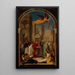 Procesión de san Carlos Borromeo durante la peste de Milán - Pierre-Auguste Pichon — cuadro enmarcado en la pared