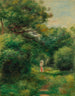Allée Dans Un Bois Femme Avec Enfant Dans Les Bras - Pierre-Auguste Renoir — artwork view