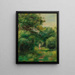 Allée Dans Un Bois Femme Avec Enfant Dans Les Bras - Pierre-Auguste Renoir — framed artwork on a wall