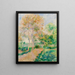 Autumn Landscape Paysage d'automne - Pierre-Auguste Renoir — framed artwork on a wall