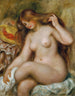 Baigneuse aux cheveux blonds lâchés - Pierre-Auguste Renoir — vista de la obra