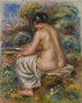 Bañista con ropa - Pierre-Auguste Renoir — vista de la obra