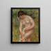 Bañista secándose - Pierre-Auguste Renoir — cuadro enmarcado en la pared