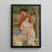 Bañista y sirvienta La Toilette de la bañista - Pierre-Auguste Renoir — cuadro enmarcado en la pared