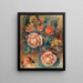 Bouquet de rosas Bouquet de rosas - Pierre-Auguste Renoir — cuadro enmarcado en la pared