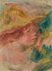 Buste au chapeau - Pierre-Auguste Renoir — artwork view