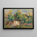 Cabaña cerca de las Collettes - Pierre-Auguste Renoir — cuadro enmarcado en la pared
