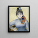 Caroline Rémy - Pierre-Auguste Renoir — cuadro enmarcado en la pared