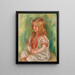 Claude Renoir - Pierre-Auguste Renoir — cuadro enmarcado en la pared