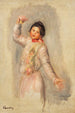 Dancer with Castanets - Pierre-Auguste Renoir — artwork view