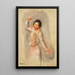 Dancer with Castanets - Pierre-Auguste Renoir — framed artwork on a wall