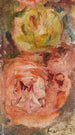 Dos rosas - Pierre-Auguste Renoir — vista de la obra
