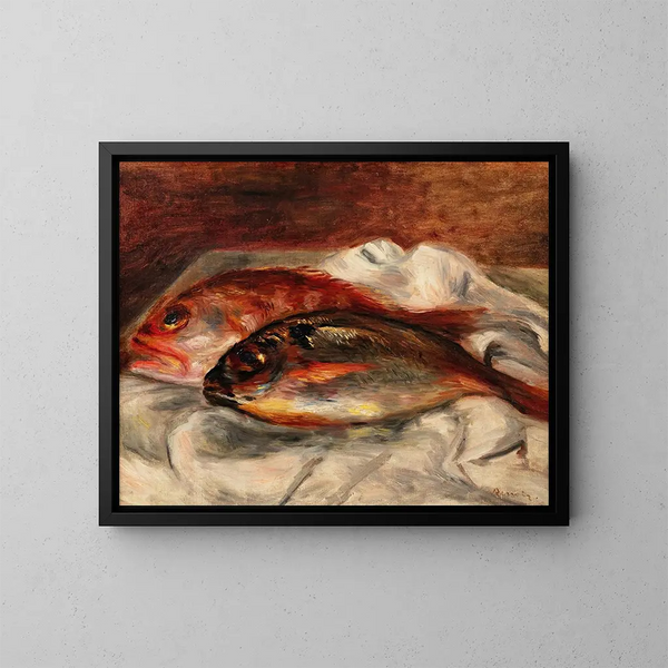 Dorada y escorpión - Pierre-Auguste Renoir — cuadro enmarcado en la pared
