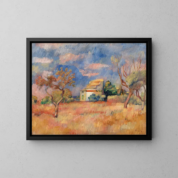 Pigeonnier de Bellevue - Pierre-Auguste Renoir — framed artwork on a wall