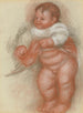 Niño desnudo de pie - Pierre-Auguste Renoir — vista de la obra