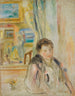 Mujer en un interior - Pierre-Auguste Renoir — vista de la obra