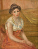 Mujer sentada - Pierre-Auguste Renoir — vista de la obra