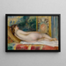 Mujer desnuda acostada - Pierre-Auguste Renoir — cuadro enmarcado en la pared