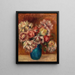 Flores en un jarrón verde Fleurs dans un vase vert - Pierre-Auguste Renoir — cuadro enmarcado en la pared