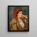 de Hija con chaqueta española - Pierre-Auguste Renoir — cuadro enmarcado en la pared