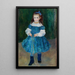the girl with a jump rope Portrait of Delphine Legrand - Pierre-Auguste Renoir — framed artwork on a wall