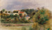 Casas en un parque - Pierre-Auguste Renoir — vista de la obra