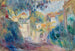 Jardín Montmartre - Pierre-Auguste Renoir — vista de la obra