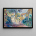 Jardín Montmartre - Pierre-Auguste Renoir — cuadro enmarcado en la pared