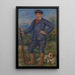 Jean en chasseur - Pierre-Auguste Renoir — framed artwork on a wall