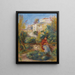 La Terrasse à Cagnes - Pierre-Auguste Renoir — cuadro enmarcado en la pared