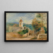La Chapelle, Cagnes - Pierre-Auguste Renoir — cuadro enmarcado en la pared