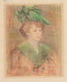 Dama con sombrero verde - Pierre-Auguste Renoir — vista de la obra