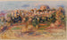 Paisaje La Gaude - Pierre-Auguste Renoir — vista de la obra