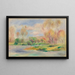 Landscape II - Pierre-Auguste Renoir — framed artwork on a wall