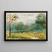 Landscape Painting of the South of France Cagnes-sur-Mer - Pierre-Auguste Renoir — framed artwork on a wall