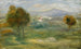 Landscape with Houses in Cagnes-sur-Mer - Pierre-Auguste Renoir — artwork view